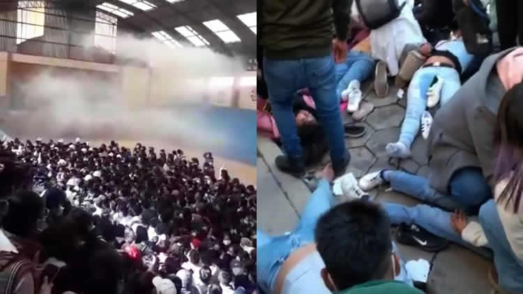 Granada de gas lacrimógeno activada en asamblea estudiantil generó la tragedia