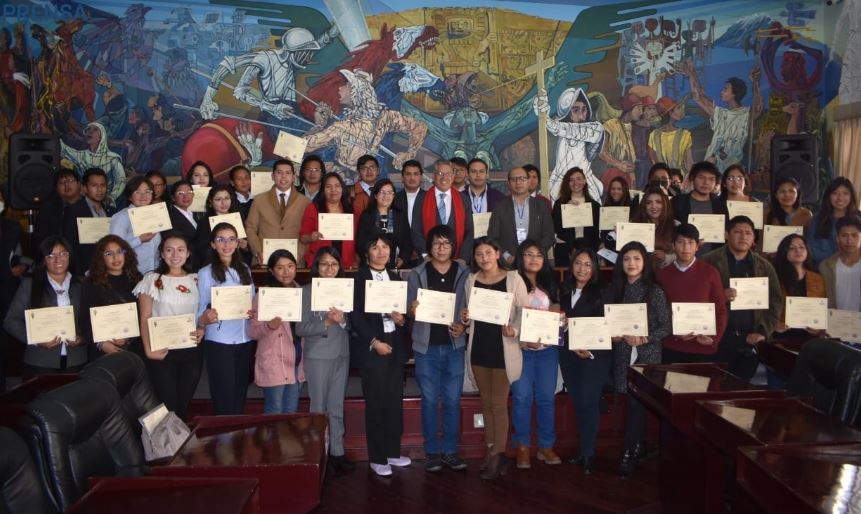 El Rector Heredia resaltó que este grupo fue elegido dentro de un proceso transparente e institucional El Rector Heredia resaltó que este grupo fue elegido dentro de un proceso transparente e institucional