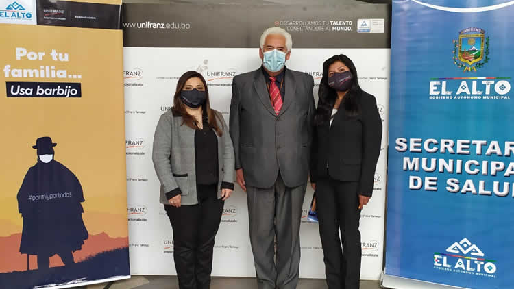 La Unifranz y la Secretaría Municipal de Salud del Gobierno Municipal de El Alto sellaron una alianza interinstitucional. La Unifranz y la Secretaría Municipal de Salud del Gobierno Municipal de El Alto sellaron una alianza interinstitucional.