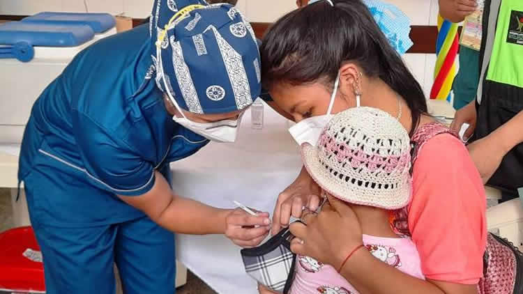 Piden llevar a vacunar a menores de cinco años contra la tosferina. Piden llevar a vacunar a menores de cinco años contra la tosferina. (Foto: Ministerio de Salud)
