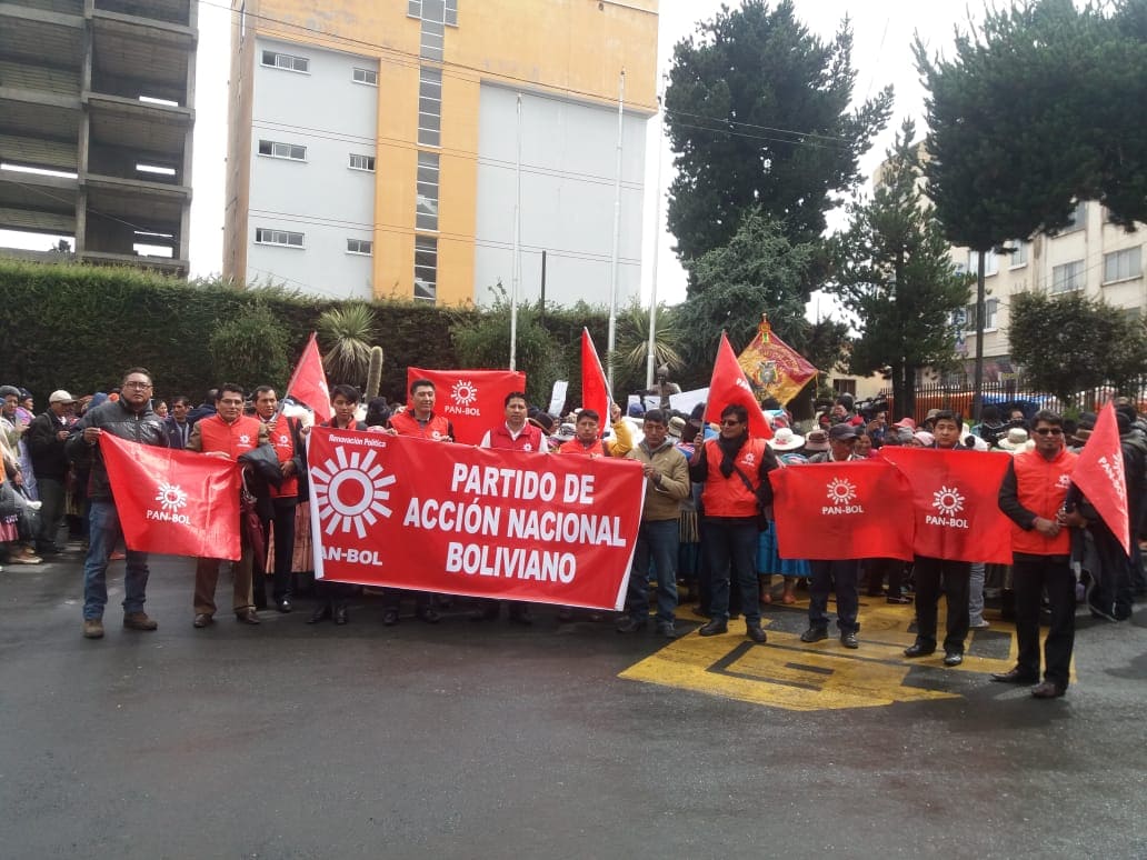 Los militantes de PAN BOL expresarán su voto en las urnas