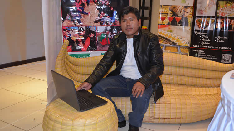 Juan Carlos Machicado, joven emprendedor de 