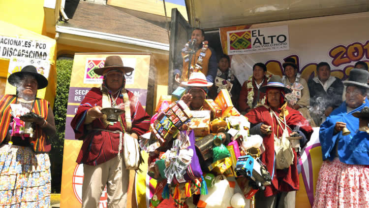 Alcaldía de El Alto presentó la Feria de Alasita 2018