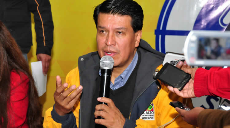 José Luis Ríos, secretario Municipal interino de Salud y Deportes de El Alto.