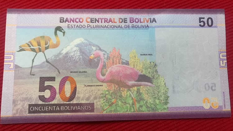 Nueva familia de billetes de 50 bolivianos del Estado Plurinacional de Bolivia. Nueva familia de billetes de 50 bolivianos del Estado Plurinacional de Bolivia.