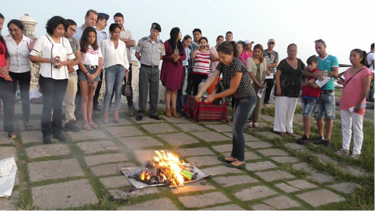 Residentes bolivianos en el exterior celebraron el Año Nuevo Andino, Amazónico y del Chaco 5527 tradicionalmente.