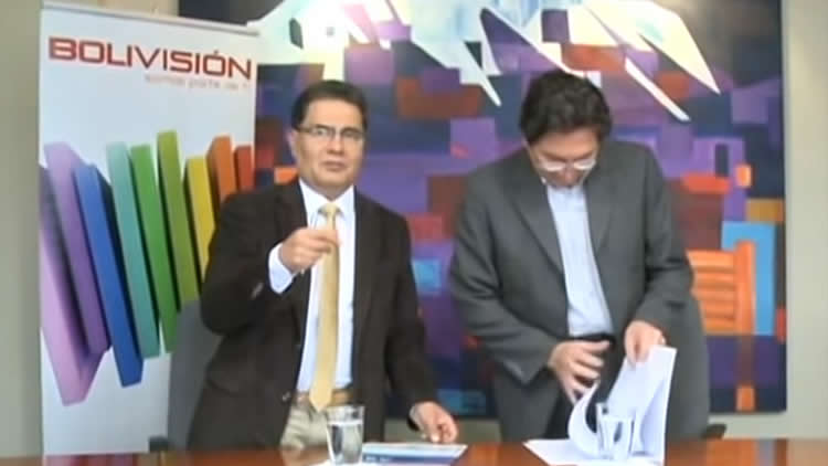 La Red Bolivisión llegará a todo el país tras la firma con la Agencia Boliviana Espacial. La Red Bolivisión llegará a todo el país tras la firma con la Agencia Boliviana Espacial.
