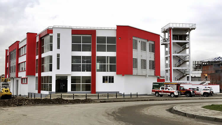 Estación de Bomberos de la ciudad de El Alto.