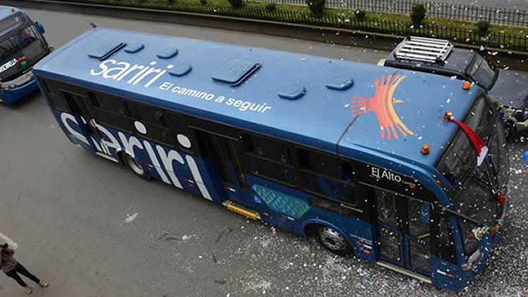 Los buses, hoy llamados Wayna Bus, fueron adjudicados por la gestión Patana.