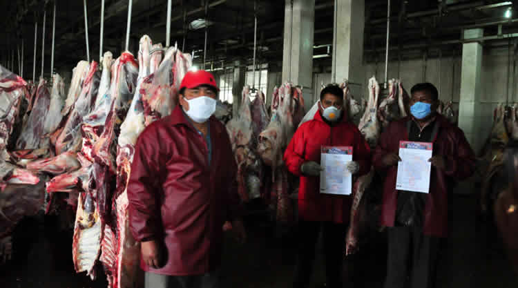 Alcaldía y Fucrecra de El Alto informan que precio de carne se mantiene.