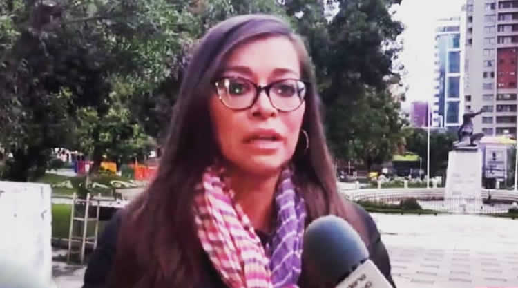 La asambleísta departamental de Unidad Demócrata (UD), Claudia Bravo.