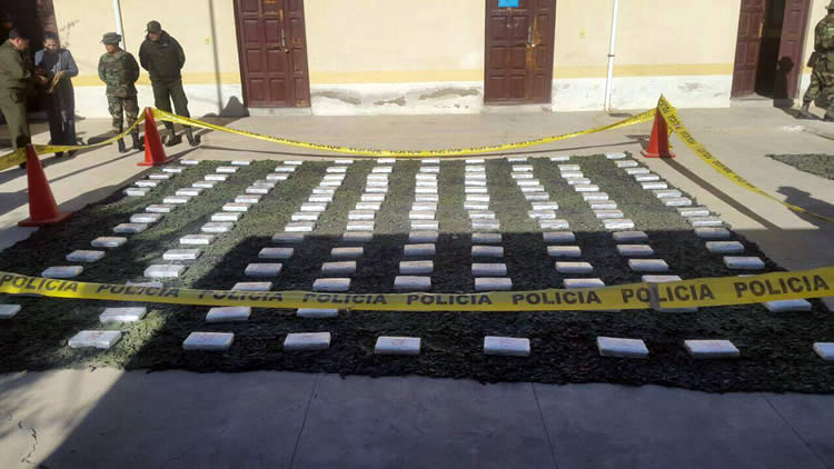 Chile, Argentina y Bolivia en operaciones simultáneas secuestraron 2,2 toneladas de droga
