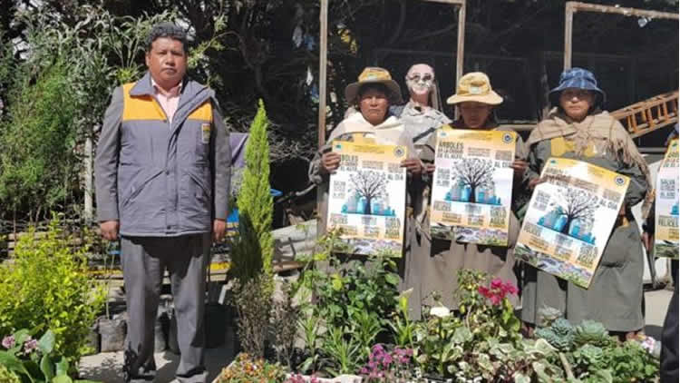 Municipio de El Alto lanza campaña por el Día Nacional del Árbol