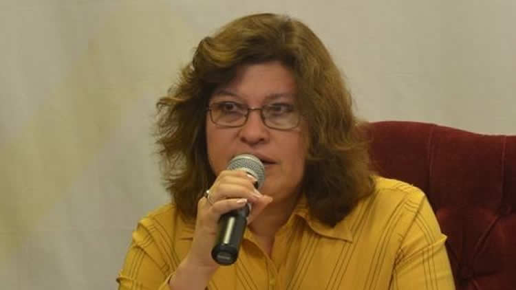 Dunia Sandoval, vocal del Tribunal Supremo Electoral (TSE).