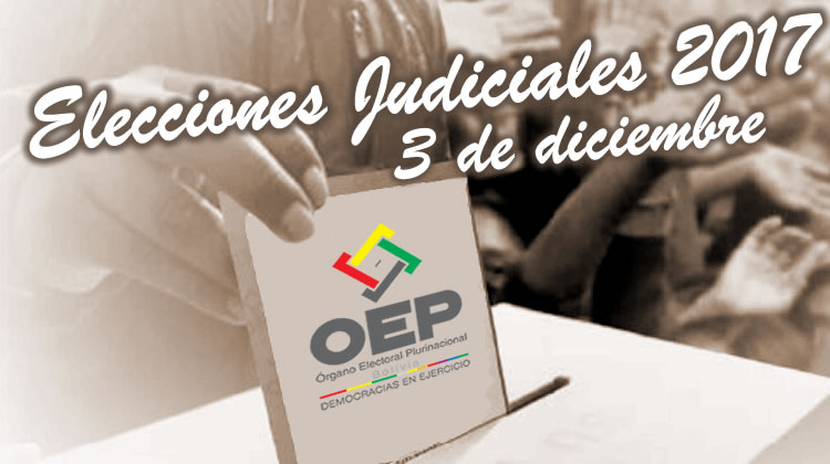 Elecciones Judiciales en Bolivia 2017.
