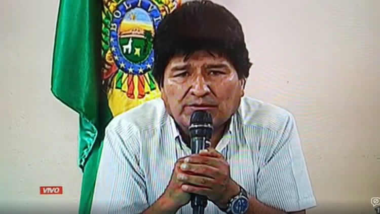 Evo Morales Ayma, expresidente del Estado Plurinacional de Bolivia.