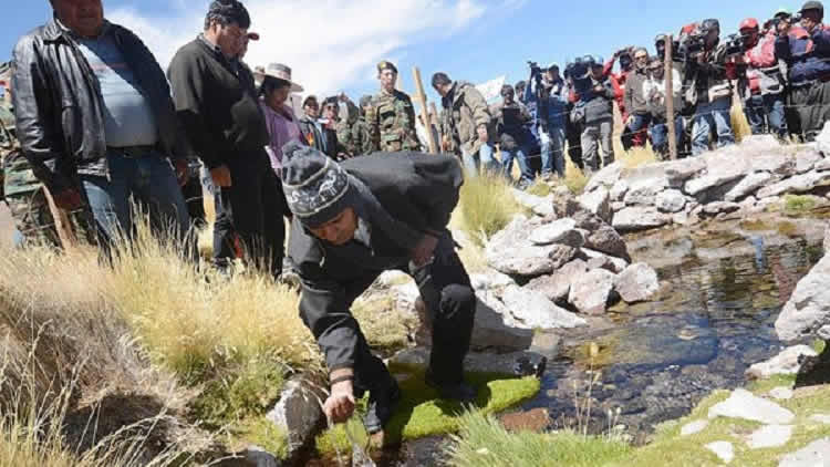 Evo Morales usó la causa del Silala como propaganda personal durante 13 años.