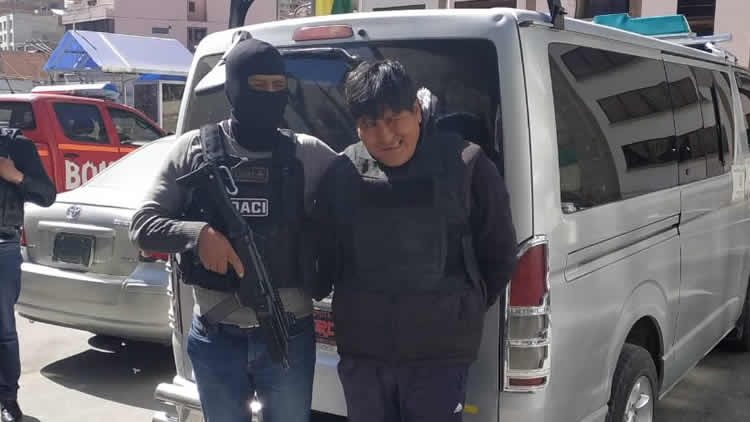 Uno de los monrreros aprehendidos. Tres están prófugos. Uno de los monrreros aprehendidos. Tres están prófugos.