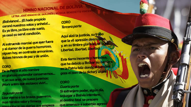 Día del Himno Nacional de Bolivia: 172 años de aquella primera vez que se entonó.