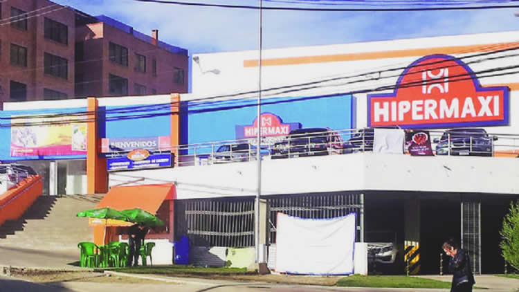 El supermercado Hipermaxi  asegura que cumple con todas las exigencias sanitarias.