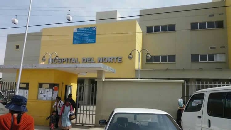 Hospital del Norte de la ciudad de El Alto.