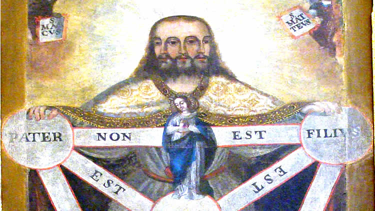 Pintura del tata del Gran Poder data del siglo XVII. Pintura del tata del Gran Poder data del siglo XVII.