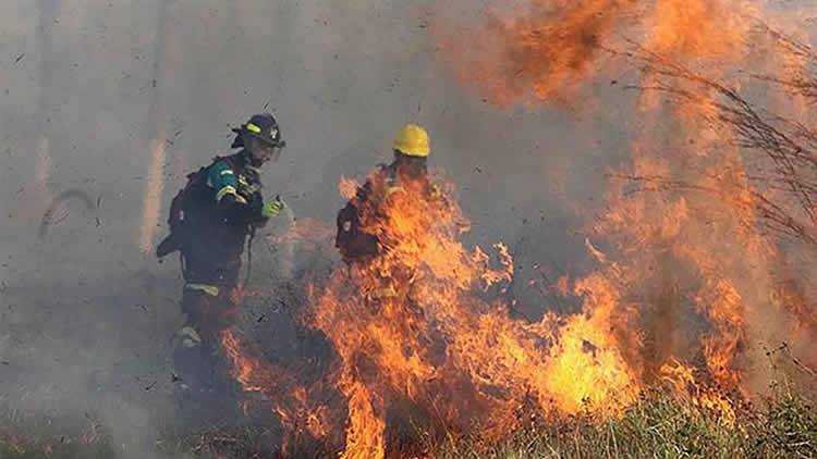Incendios forestales en Bolivia.
