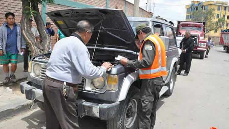 Inspección técnica vehicular (Internet)