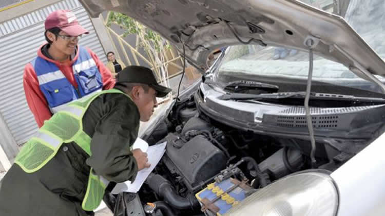 Inspección Técnica Vehicular 2018 en Bolivia.