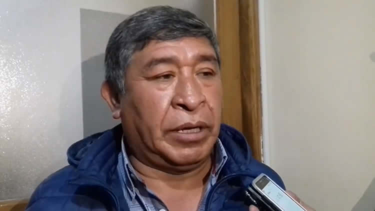 Jacinto Quispaya, presidente de la Asociación de Conjuntos del Folklore de Oruro.