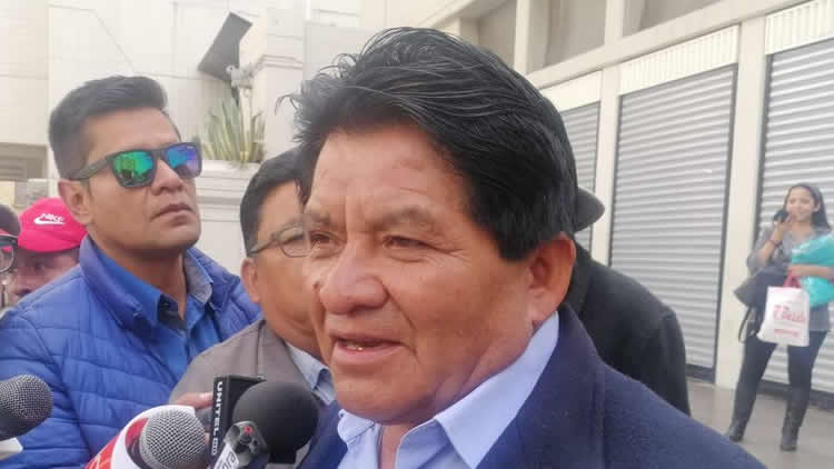 Juan Cachicatari, presidente de la Confederación Nacional de Panificadores. Juan Cachicatari, presidente de la Confederación Nacional de Panificadores.