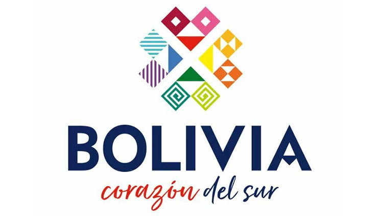 Logo de la Marca País “Bolivia Corazón del Sur”.