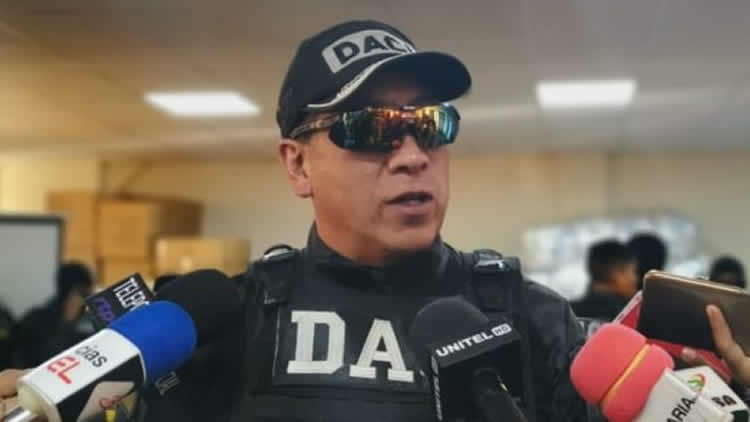Coronel Pablo Blanco, jefe de la Dirección de Análisis Criminal e Inteligencia (DACI).