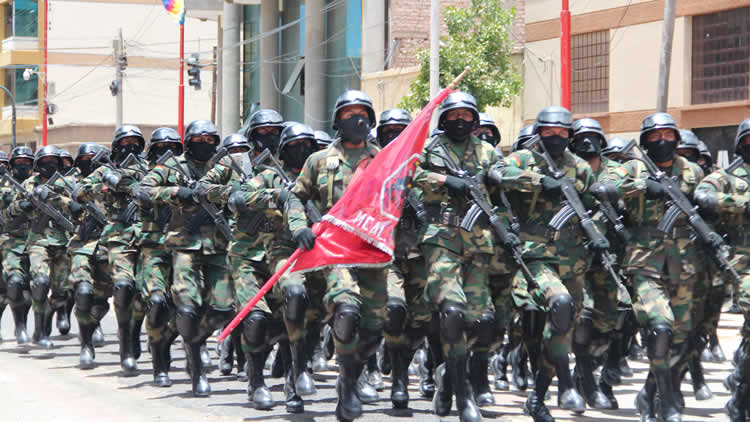 Parada militar 2018 en Bolivia por los 193 años de creación de las FFAA será en Cochabamba.