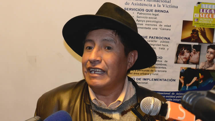 Rafael Quispe, diputado opositor al Movimiento Al Socialismo (MAS).