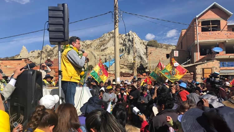 Luis Revilla, alcalde de La Paz. Luis Revilla, alcalde de La Paz.