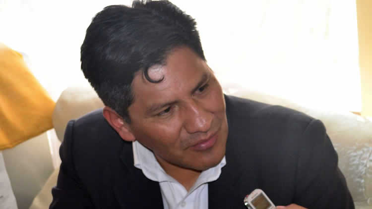 Rime Choquehuanca, exfiscal Anticorrupción de El Alto. 