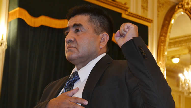 Gonzalo Rodriguez jura como viceministro de Lucha contra el Contrabando