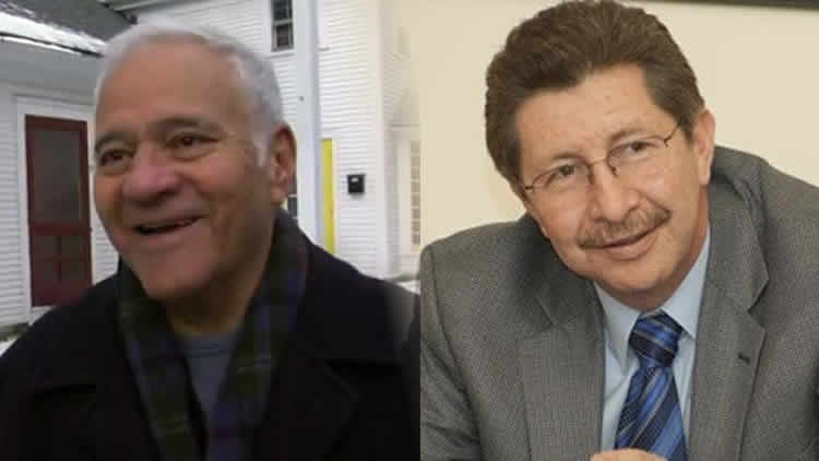 Gonzalo Sánchez de Lozada y Carlos Sánchez Berzaín, respectivamente. Gonzalo Sánchez de Lozada y Carlos Sánchez Berzaín, respectivamente.