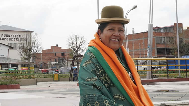 Valentina Fernández Marca, candidata a senadora por Comunidad Ciudadana (CC) por el Departamento de La Paz