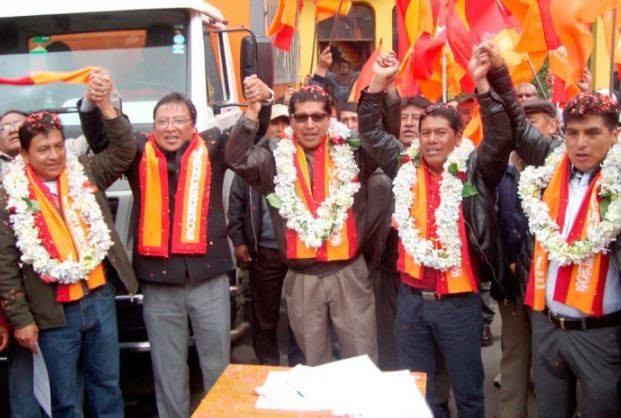 La organización política Venceremos se caracteriza por los colores “rojo punzo y naranja” y su símbolo principal la “figura geométrica