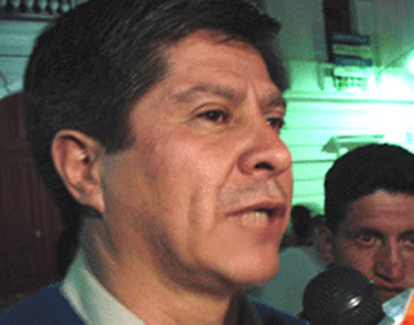 Jaime Barrón, ex alcalde de Sucre.