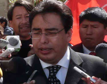 El fiscal Milton Mendoza.