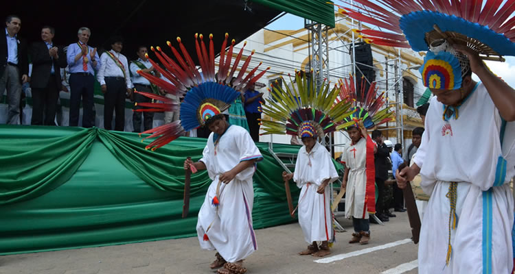Actos oficiales por 173 aniversario de creación de Beni en Trinidad.