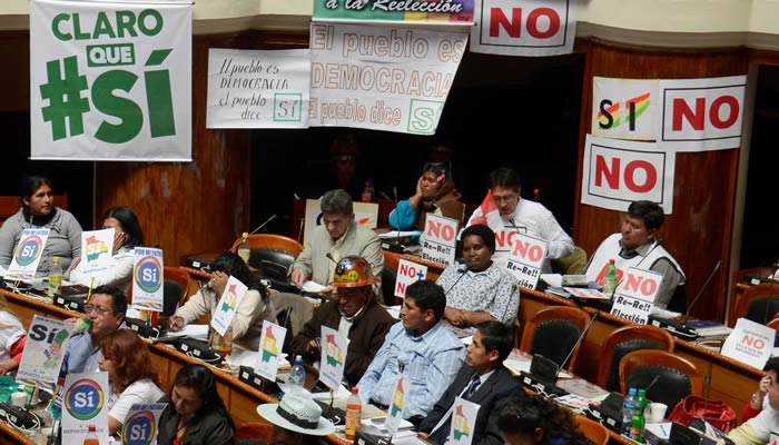 Asamblea Legislativa Plurinacional la madrugada del jueves