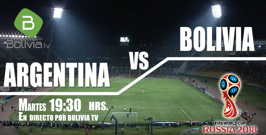 Argentina vs Bolivia lo verá en Bolivia Tv