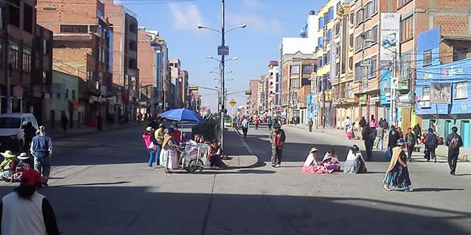 Bloqueos en El Alto, Av Alfonso Ugarte