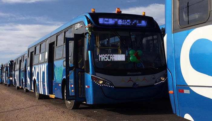 Buses Sariri en la anterior administración de la Alcaldía de El Alto