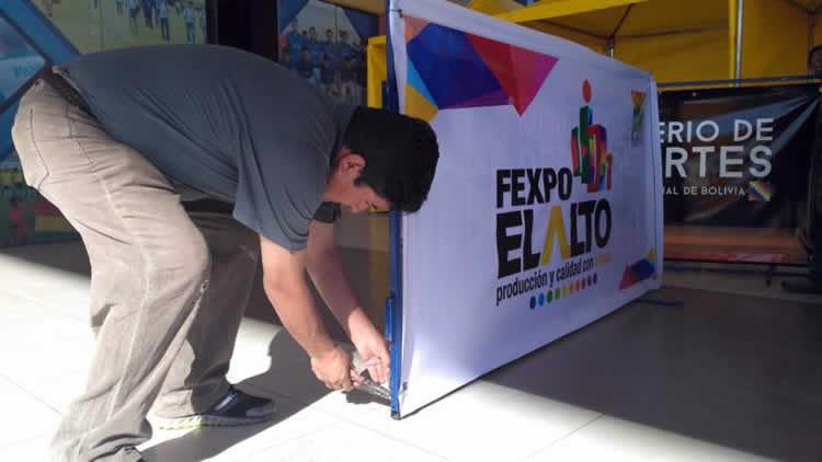 Pequeña, mediana y gran empresa convergen en la Expo El Alto 2016
