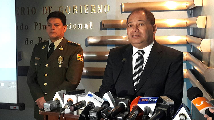 El ministro de Gobierno, Carlos Romero